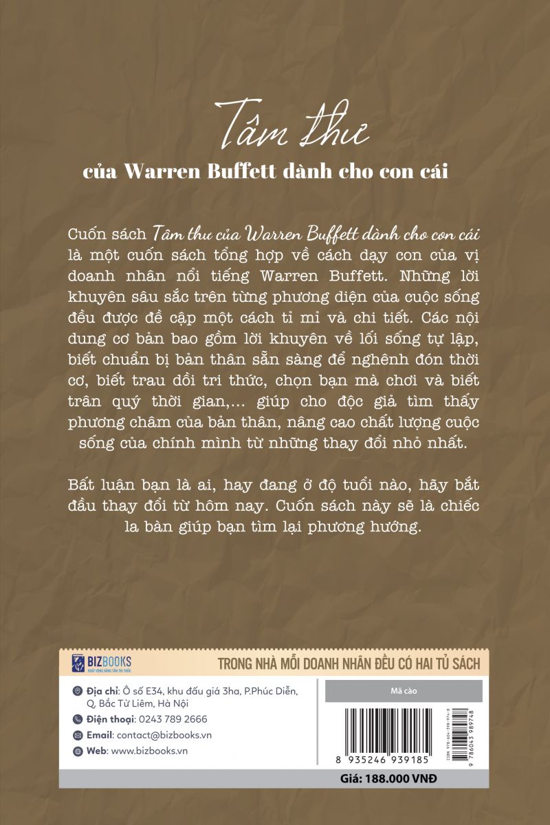 Tâm thư của Warren Buffett dành cho con cái 3 