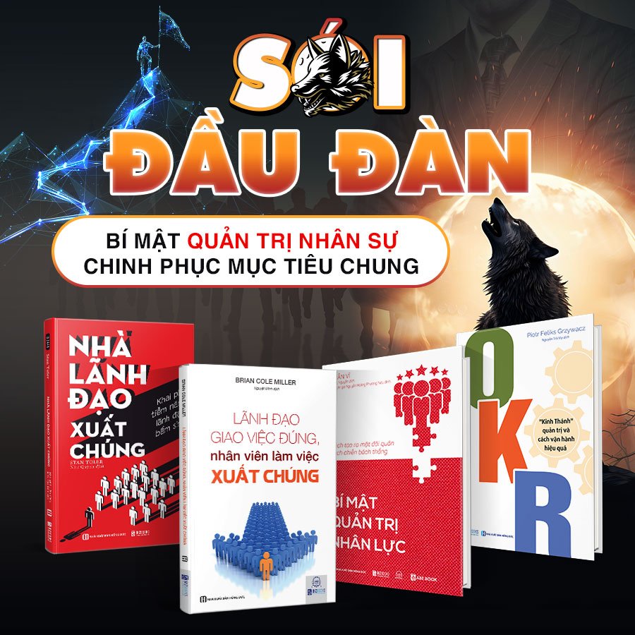 Bộ sách Sói Đầu Đàn - Lãnh Đạo Kiến Tạo Người Tài