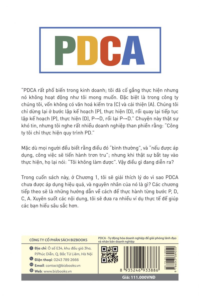 PDCA - Tự Động Hóa Doanh Nghiệp Để Giải Phóng Lãnh Đạo Và Nhân Bản Doanh Nghiệp 2
