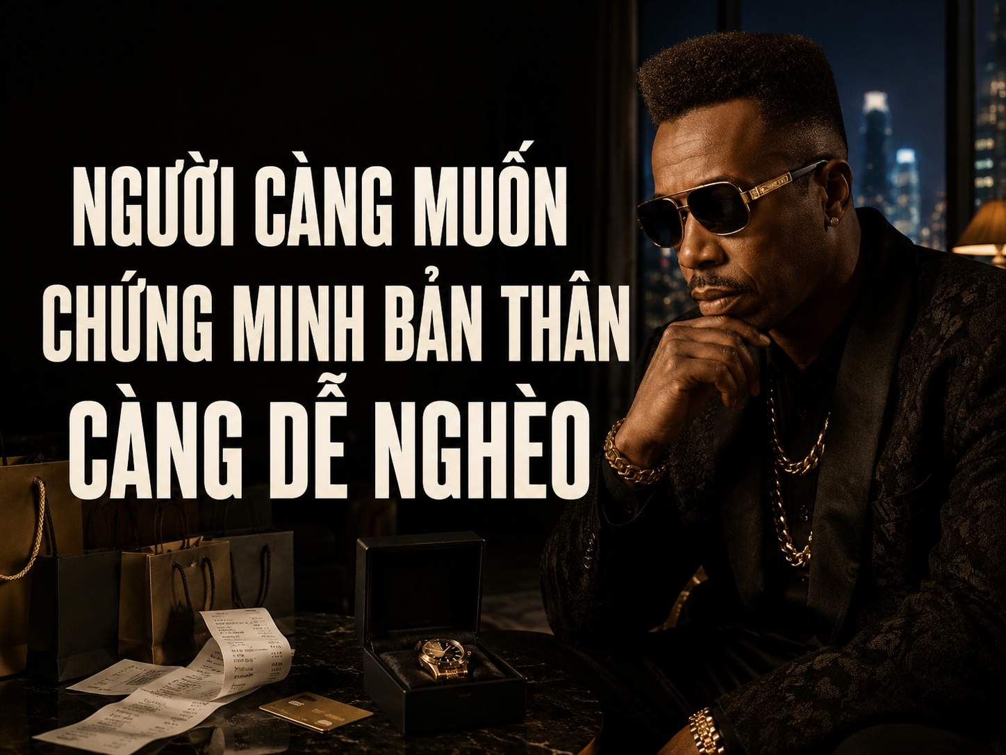Vì sao người càng muốn chứng minh bản thân càng dễ nghèo?