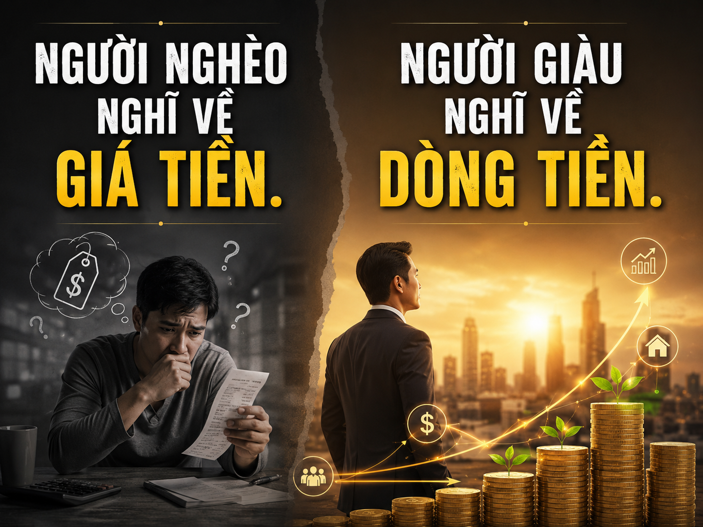 Giải mã tâm lý tiền tệ: Vì sao nhiều người kiếm nhiều vẫn mãi không giàu?