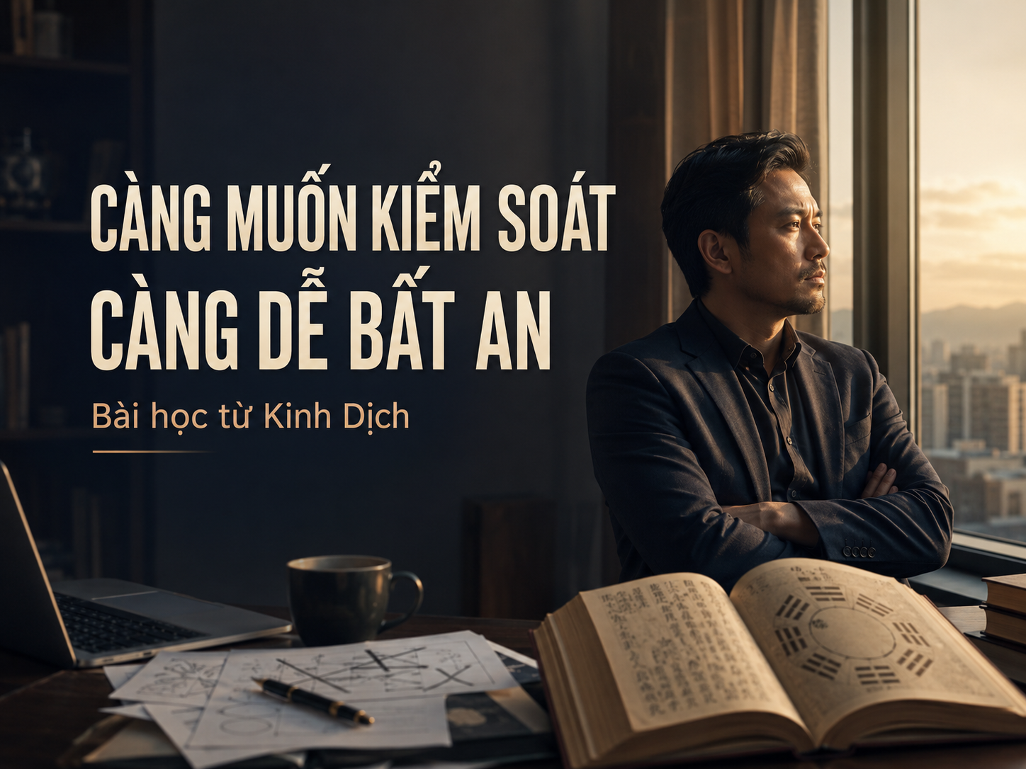Người càng muốn kiểm soát cuộc đời, càng dễ bất an: Bài học từ Kinh Dịch