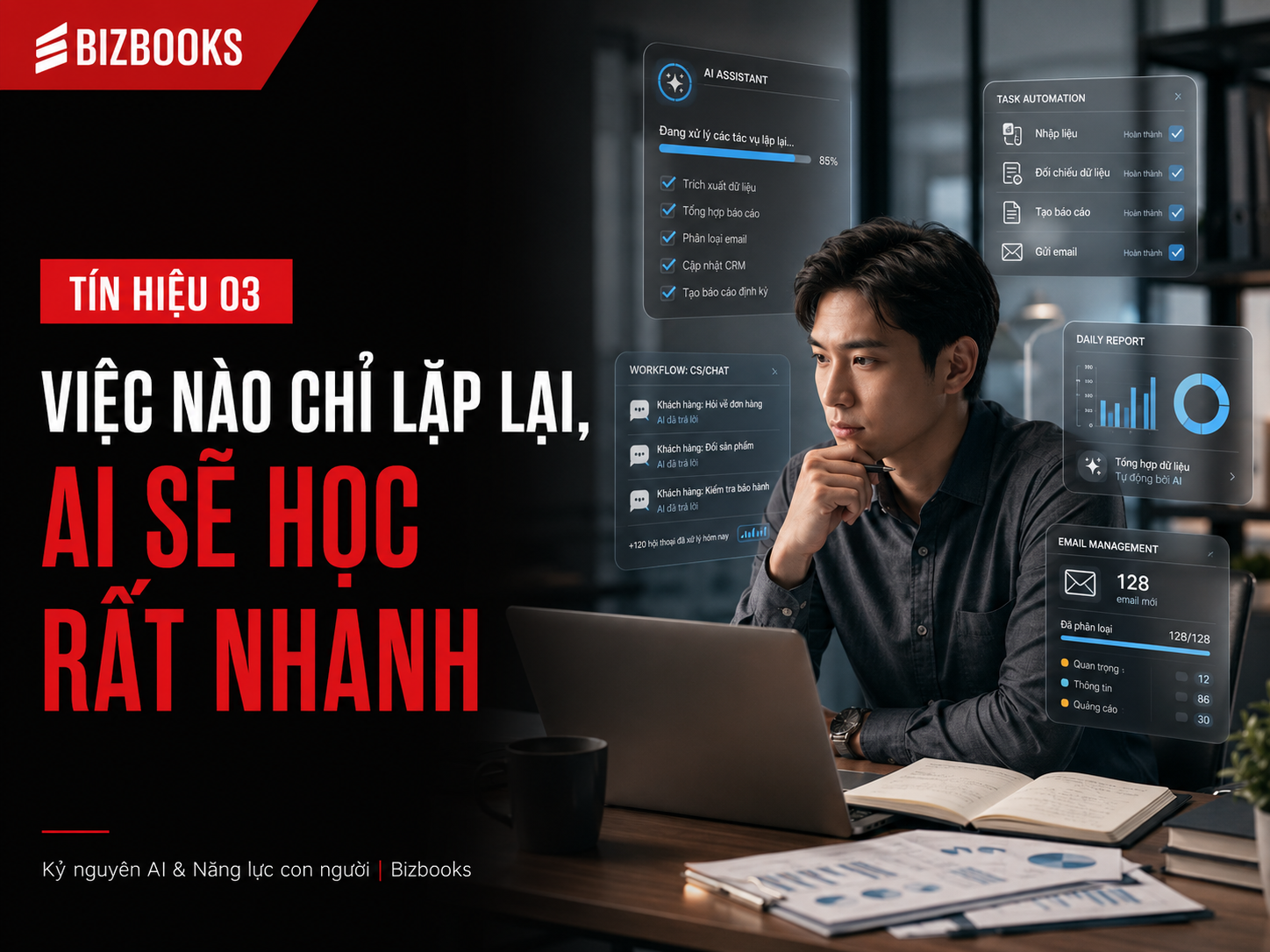 Tín hiệu 03: Công việc lặp lại đang nguy hiểm nhất trong thời đại AI