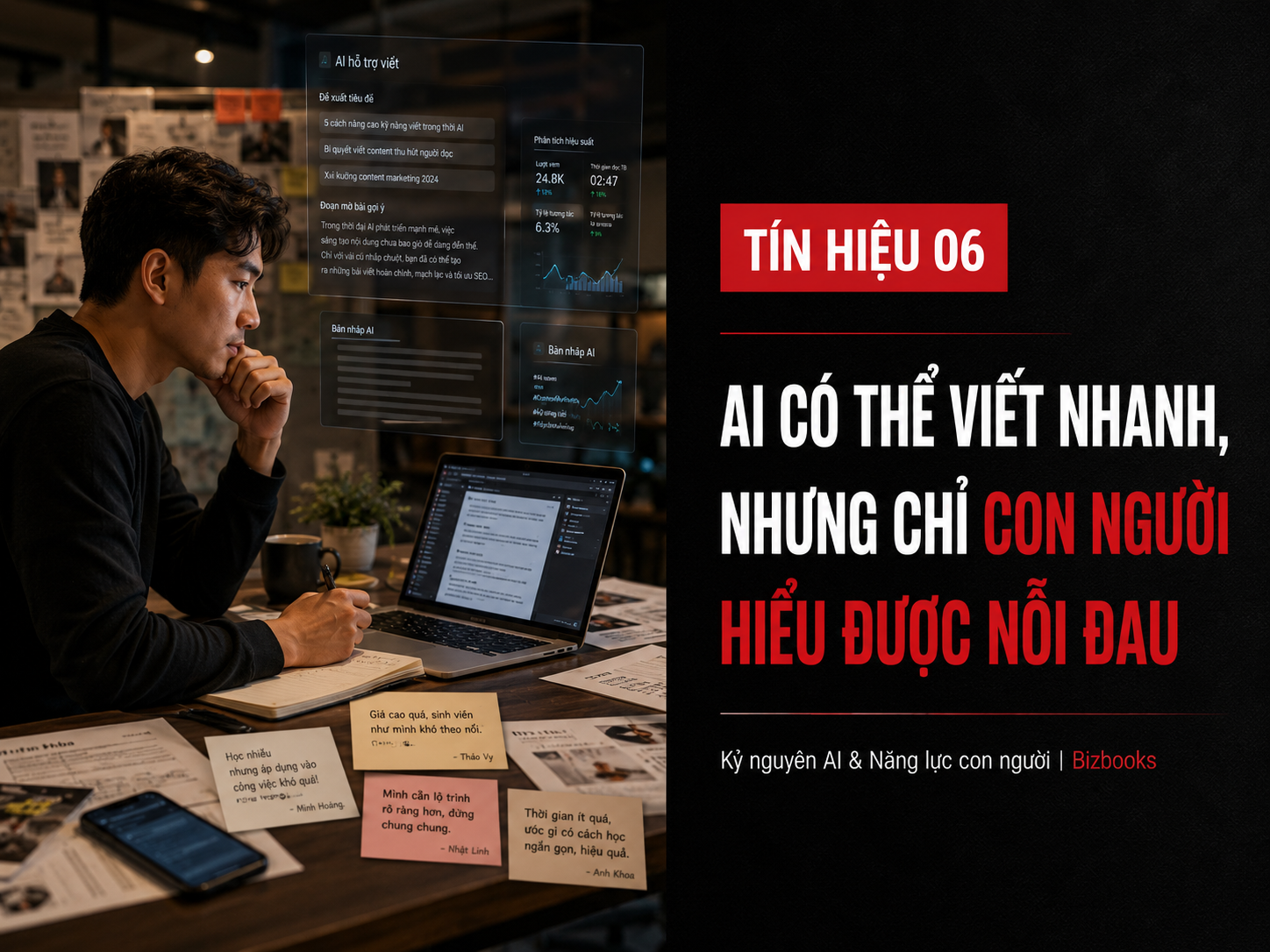Content trong thời AI: Ai viết cũng được, nhưng ai chạm được mới thắng