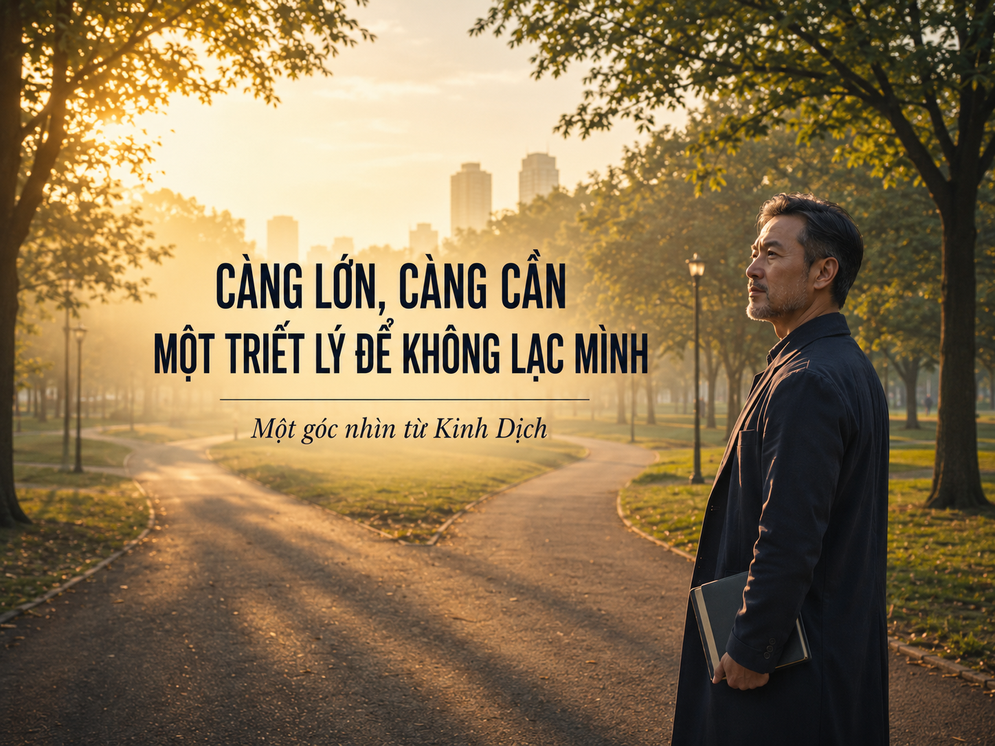 Tại sao càng lớn, con người càng cần một triết lý sống?